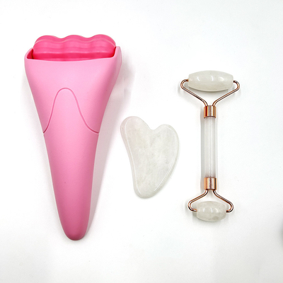 Jade Face Roller untuk Natural Anti-Wrinkle Ice Massage dan Eye Beauty Skin Care