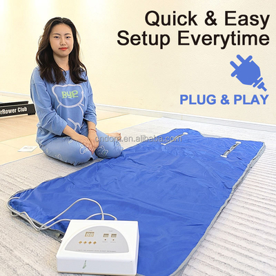 100-240V Waterproof Mengukus Termal Selimut untuk Sauna Far-infrared dan penurunan berat badan