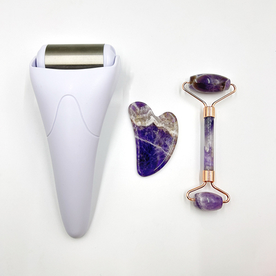 Cooling Face Roller for Face and Body Skin Care Set Area Pijat Wajah Mata Tubuh