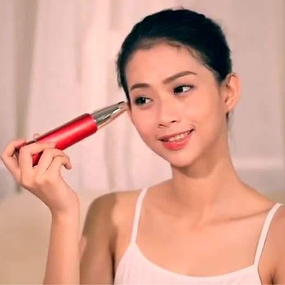 Kulit yang Lemah dengan Mata yang Bergetar Ball Rolling Massager Pen NO Waterproof