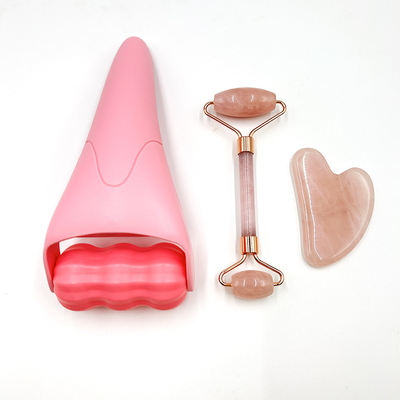 Cooling Face Roller for Face and Body Skin Care Set Area Pijat Wajah Mata Tubuh