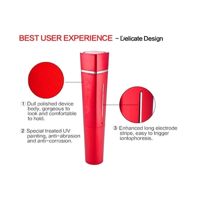 Kulit yang Lemah dengan Mata yang Bergetar Ball Rolling Massager Pen NO Waterproof