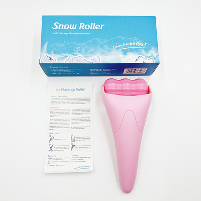 Silikon Ice Dark Circles Cooling Facial Ice Roller untuk wajah dan tubuh Cooling Face Roller