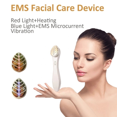 Mini Electric Vibration Heat Led Eye Massager Pen untuk mengangkat kulit dan memudar keriput