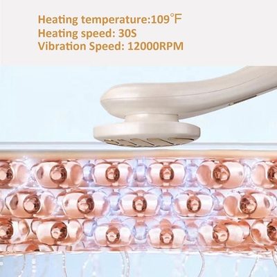 Mini Electric Vibration Heat Led Eye Massager Pen untuk mengangkat kulit dan memudar keriput