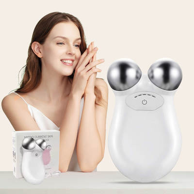 Lotion Konduksi Pijat Listrik untuk wajah dan leher kecantikan EMS mengangkat