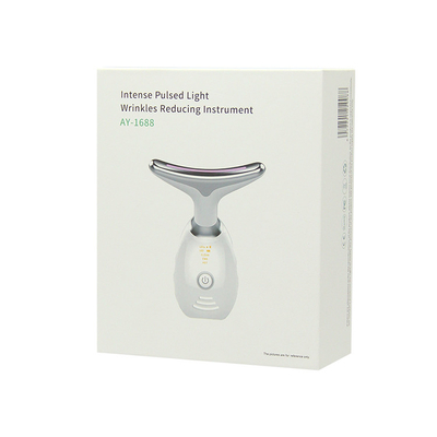 ABS stainless steel Face Neck Lifting Massager dengan LED Therapy dan Plug Type lainnya