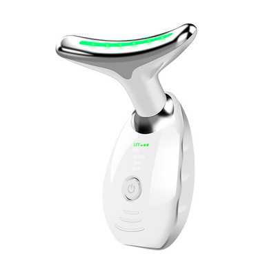 ABS stainless steel Face Neck Lifting Massager dengan LED Therapy dan Plug Type lainnya
