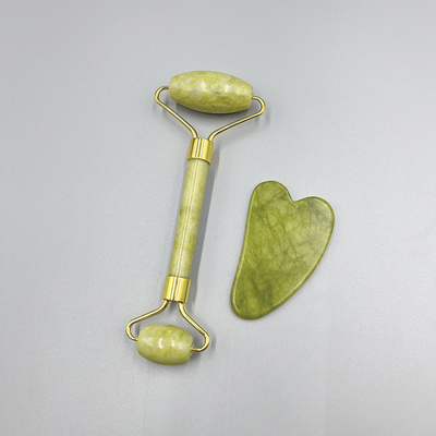 Thermal Therapy Jade Roller Massage Bed untuk Slimming Face Massage Tool 19*16*5cm