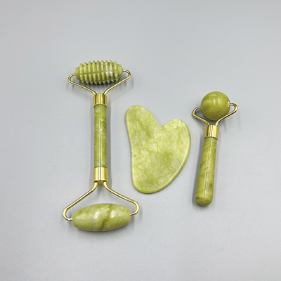Thermal Therapy Jade Roller Massage Bed untuk Slimming Face Massage Tool 19*16*5cm