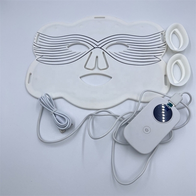 Hidratasi Silicone Butterfly LED Topeng Wajah Input Frekuensi 5V / 1A 2600mAH Durasi 10/20min
