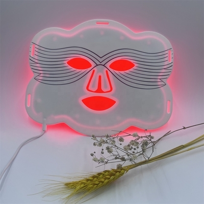Area Sasaran Hidung Bentuk Disesuaikan Silikon LED Topeng Wajah untuk pemutih dan banyak lagi