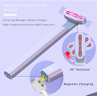 Perawatan Kesehatan Pribadi 155*18.3*23.4 mm Rotasi Mikrokurrent Ems Eye Massager Pen Wand