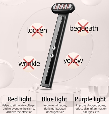 46G Warming Anti Aging Eye Massager Pen Wand untuk Wajah Leher Mata Tubuh EMS Microcurrent