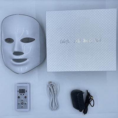 LED Face Light Therapy Mask Model 2023 Anti jerawat 7 Warna Waterproof NO Home