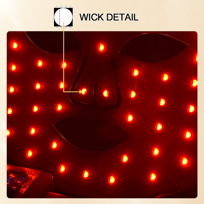 Target Area Body Compact Infrared LED Mask untuk Red Light Therapy Perawatan Wajah