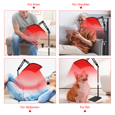 Pain Relief Panel Terapi Cahaya Merah dengan Stand dan Output yang dapat disesuaikan