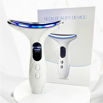 7 in 1 Face Lift Anti-Wrinkle Microcurrent Skin Tightening untuk Leher dan Wajah