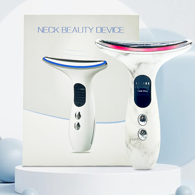 7 in 1 Face Lift Anti-Wrinkle Microcurrent Skin Tightening untuk Leher dan Wajah