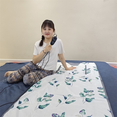 Tegangan yang disesuaikan 110V-240V Selimut Sauna Detox Far Infrared untuk Penurunan Berat Badan