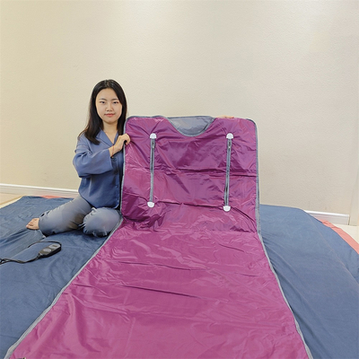 Tegangan yang disesuaikan 110V-240V Selimut Sauna Detox Far Infrared untuk Penurunan Berat Badan