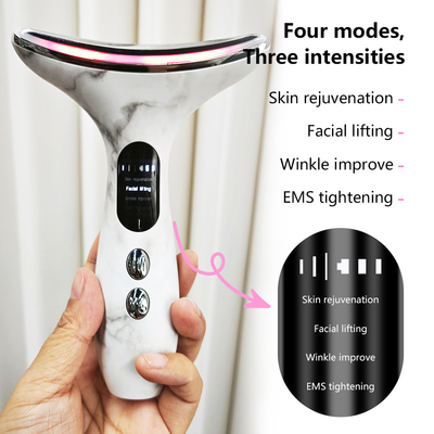 7 in 1 Face Lift Perangkat Rated Power 2.5W Neck Face Perangkat untuk Pengobatan Anti-Wrinkle