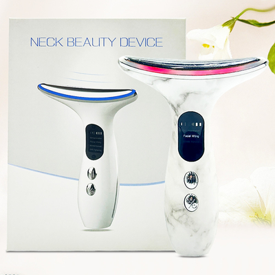 Alat Electric Neck Face Lift Anti-Wrinkle Anti-penuaan Peningkatan Kulit Panas dan Dingin