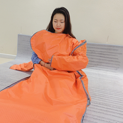 Sauna detoksifikasi dan inframerah 180x160cm Selimut sauna lipat yang dapat digunakan kembali dengan fungsi pemanasan