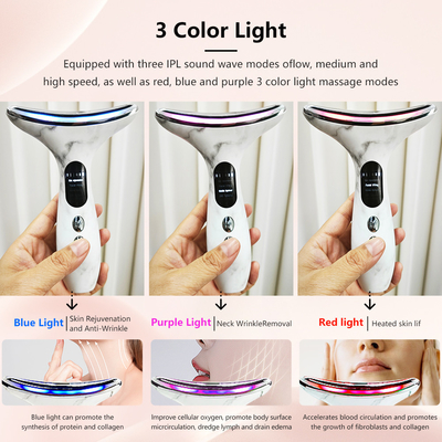 Anti-Wrinkle RF Multifunctional Face Lift Device dengan 4 Mode dan ABS stainless steel