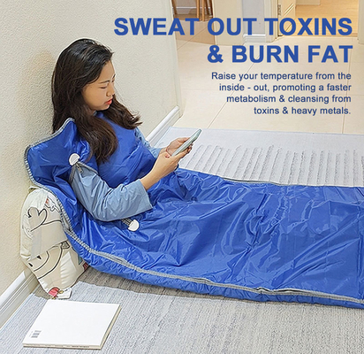 Desktop Infared sauna selimut terbuat dari bahan tahan air Oxford untuk penurunan berat badan