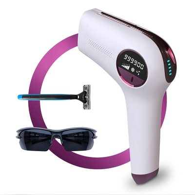 999900 Flashes IPL Alat Penghilang Rambut untuk Wanita Badan Permanen Bikini Kaki Lengan Wajah