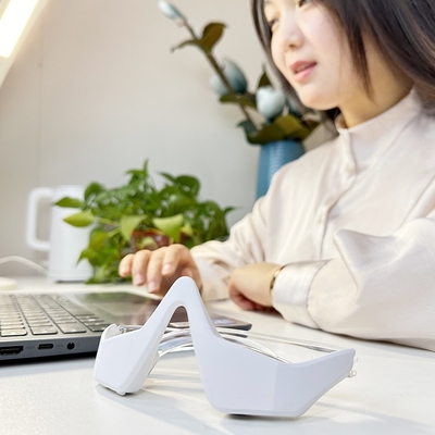 Red Light Therapy Eye Massager untuk Penghapusan Kerutan dan Lingkaran Hitam di Kantor
