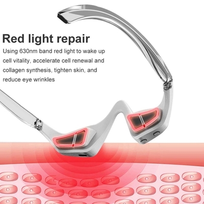 Rumah Plastis Getaran Led Peralatan Terapi Cahaya Merah dengan Mikro-Arus Ems Eye Massager