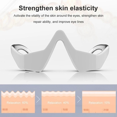 Rumah Plastis Getaran Led Peralatan Terapi Cahaya Merah dengan Mikro-Arus Ems Eye Massager