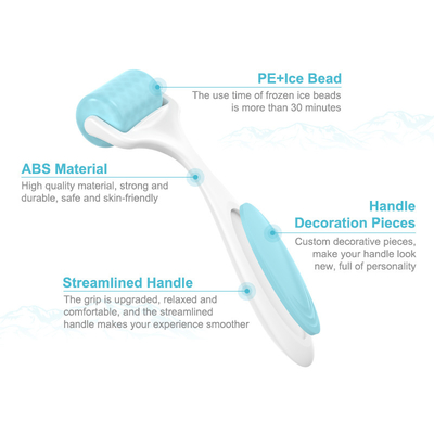 Roller Es Silikon Mini untuk Salon Kecantikan Menggunakan Konstruksi Baja Baja ABS
