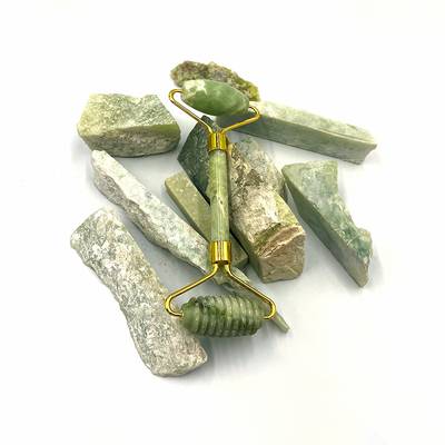 2024 Double Head Xiuyan Stone Jade Roller dan Gua Sha Set untuk perawatan kulit Waterproof Ya