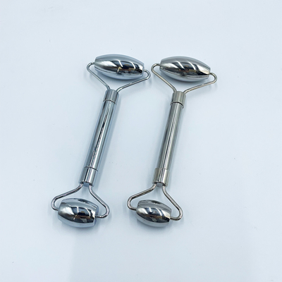 Pijat wajah leher tubuh dengan stainless steel Gua Sha 304 Steel Board Scraping Massager