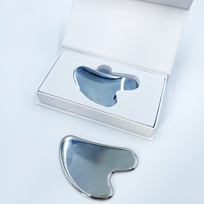 304 Stainless Steel Gua Sha Alat Wajah untuk leher dan tenggorokan