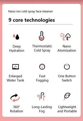 Injeksi Oksigen Hyperbaric Rumah Tangga Label Pribadi Face Steamer untuk Perawatan Wajah