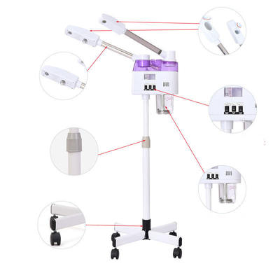 Household Nano Ionic Electric Vaporizer Osenje Facial Steamer dengan Light High Frequency
