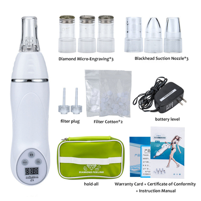 Diamond Microsculpture Pore Cleansing Suction Disesuaikan Label Blackhead Pembersih
