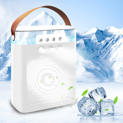 Logo Pencetakan Layar Sutra 2024 Desain Mini USB Portable Rechargeable Fan dengan Baterai