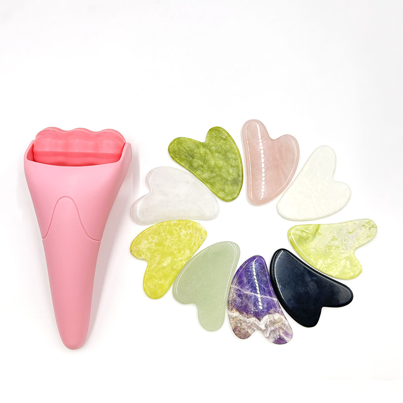 Cooling Face Roller for Face and Body Skin Care Set Area Pijat Wajah Mata Tubuh