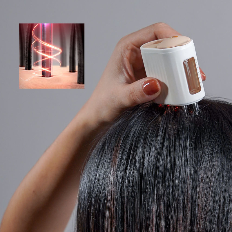 Perawatan Mikrokurrent Terapi Terapi Cahaya Merah Comb Pertumbuhan Kulit Kepala Pijat Sikat untuk Pertumbuhan Rambut