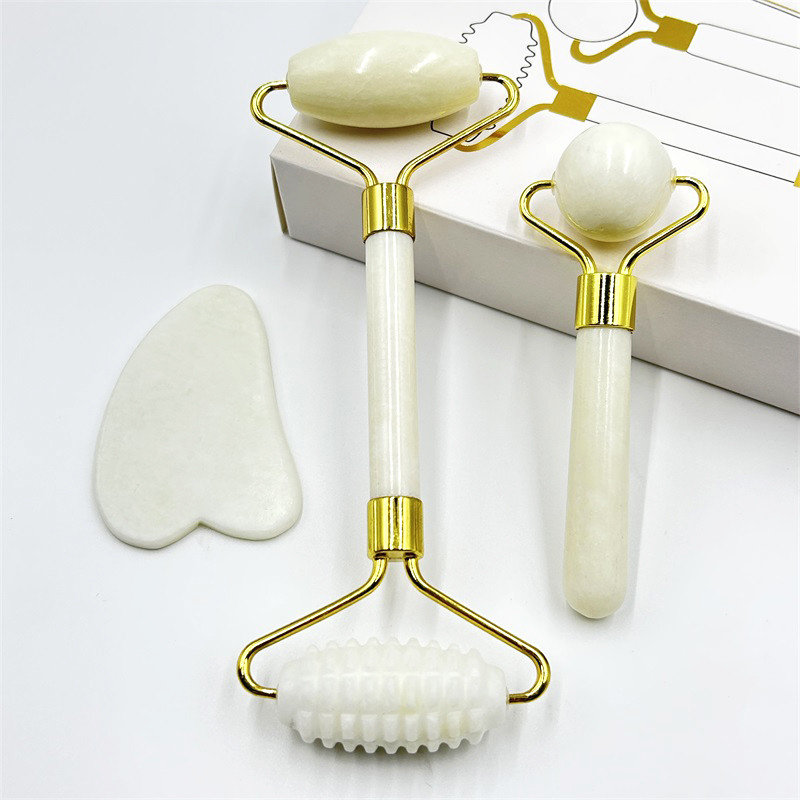 Xiuyan Stone Handle Badan Besar Gua Sha Jade Roller Gua Sha untuk Sakit Otot Pijat