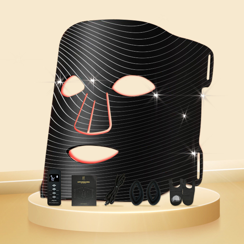 Home LED Light Therapy Mask 1060nm Perangkat Wajah Merah untuk Perawatan Kompak dan Portable