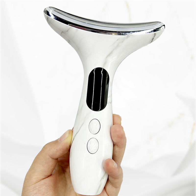 7 in 1 Face Lift Anti-Wrinkle Microcurrent Skin Tightening untuk Leher dan Wajah