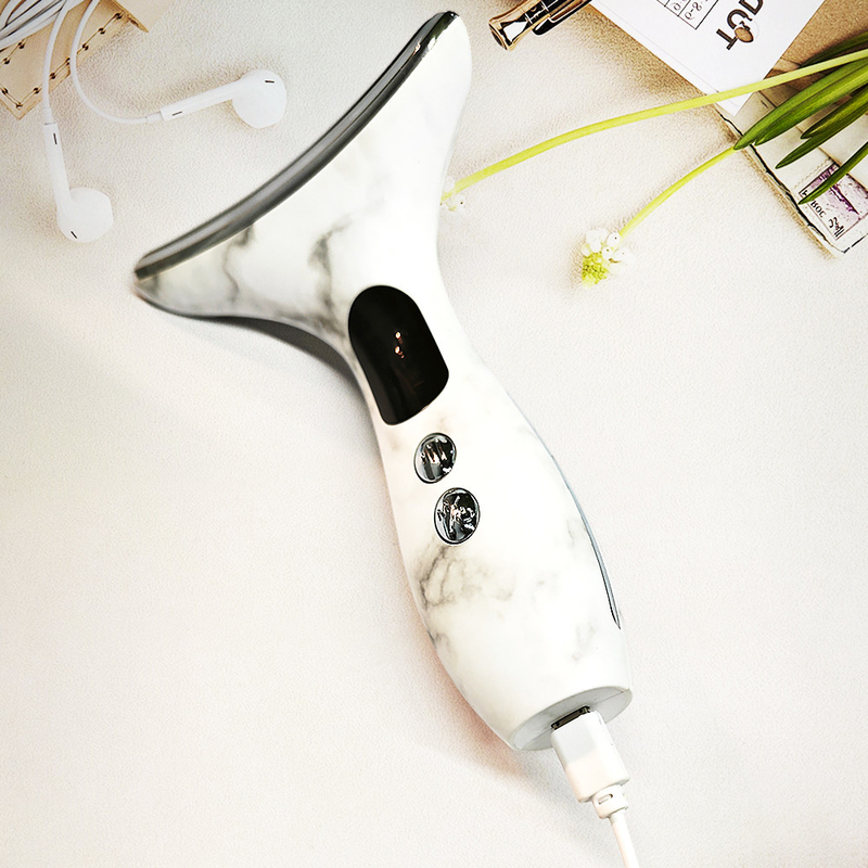 Airproof Neck Face Device Anti-Wrinkle Electric Neck Lifting 7 dalam 1 Face Lift Device