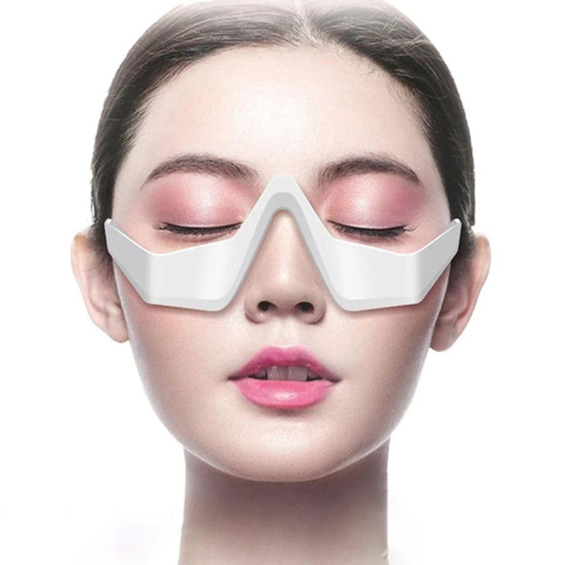 Rumah Plastis Getaran Led Peralatan Terapi Cahaya Merah dengan Mikro-Arus Ems Eye Massager