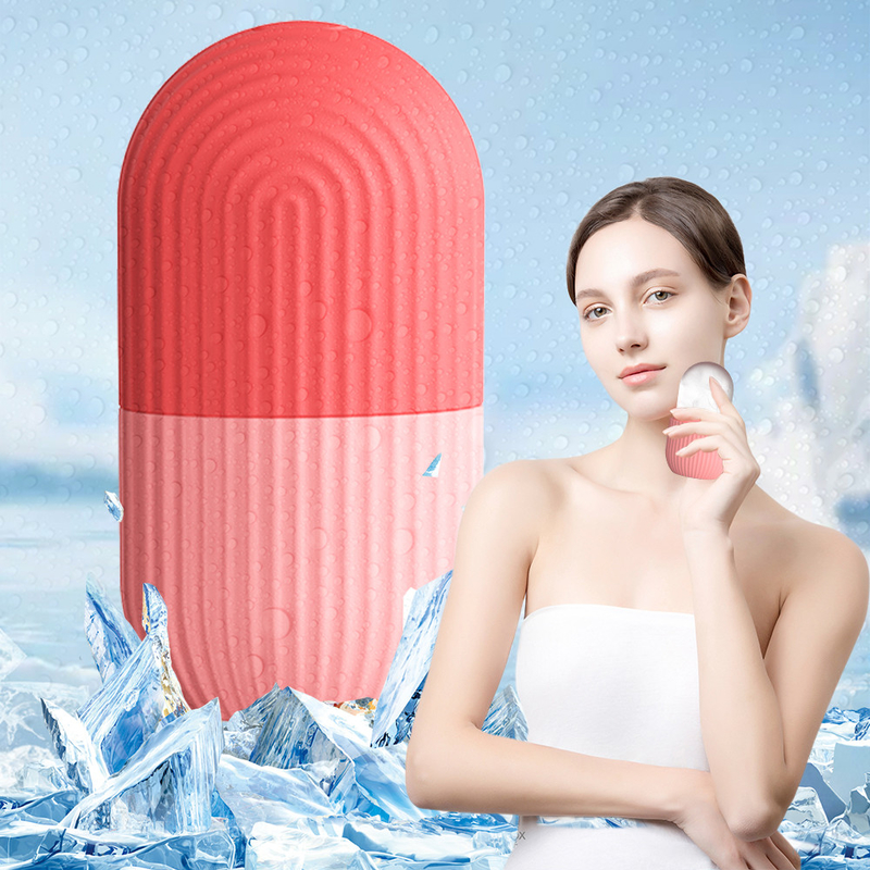 Cooling Face Roller Ice Cube Mold Holder untuk Derma Rolling System untuk Menghilangkan Kerutan